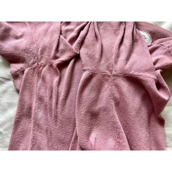 EUC Ann Taylor LOFT VNeck Sweater Mauve Pink size Small - Picture 7 of 7